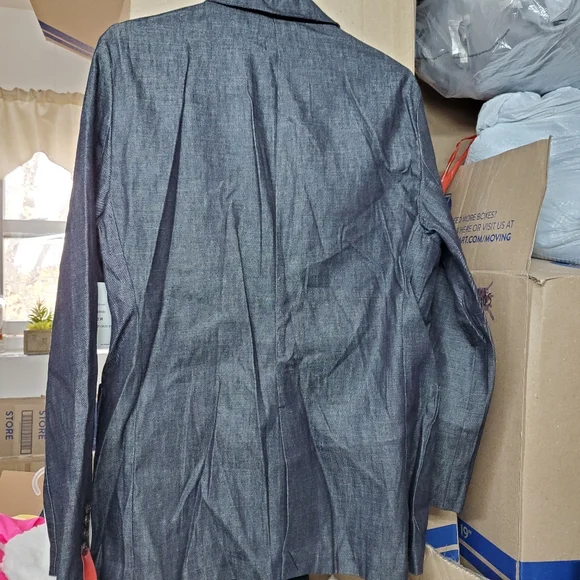 J F Ferrar Denim Mens Stretch Fabric Slim Fit Sport Coat slim - Picture 4 of 7